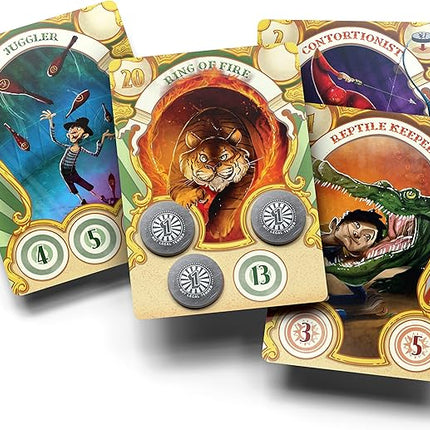 Big Top - Fast Paced Auction Game - 3 to 4 Players - 40 Minutes Play Time (Big Top (Base Game))