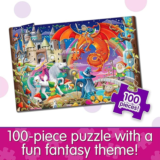 The Learning Journey - Puzzle Doubles! Glow in The Dark! - Fantasy - Puzzle for Kids - Toddler Games & Gifts for Boys & Girls Ages 3 Years and Up - Award Winning Games and Puzzles