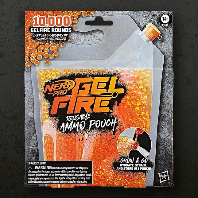Nerf Pro Gelfire Refill, 10,000 Dehydrated Gelfire Rounds, Use with Nerf Pro Gelfire Blasters, Ages 14 & Up