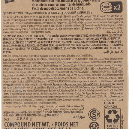 Play-Doh Dino Crew Crunchin' T-Rex Toy for Kids 3 Years and Up with Funny Dinosaur Sounds and 3 Eggs, 2.5 Ounces Each, Non-Toxic