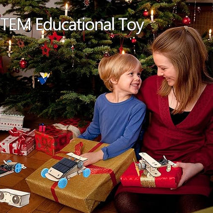 STEM Kits for Kids Age 8-10-12-14, Science Projects for Kids Ages 8-12, Stem Building Toys for Boys Age 8 9 10 12 13 14, Solar Car & STEM Activities Engineering Kits, Gifts for Boys