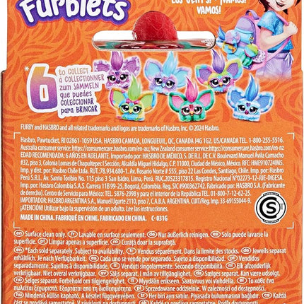 Furby Furblets Mello-Nee Mini Friend, 45+ Sounds, Summer Chill Music & Furbish Phrases, Electronic Plush Toys, Watermelon Red & Green, Back to School Gifts, Ages 6+