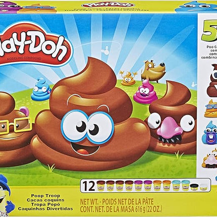 Play-Doh Poop Troop Set with 12 Cans