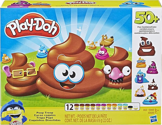 Play-Doh Poop Troop Set with 12 Cans