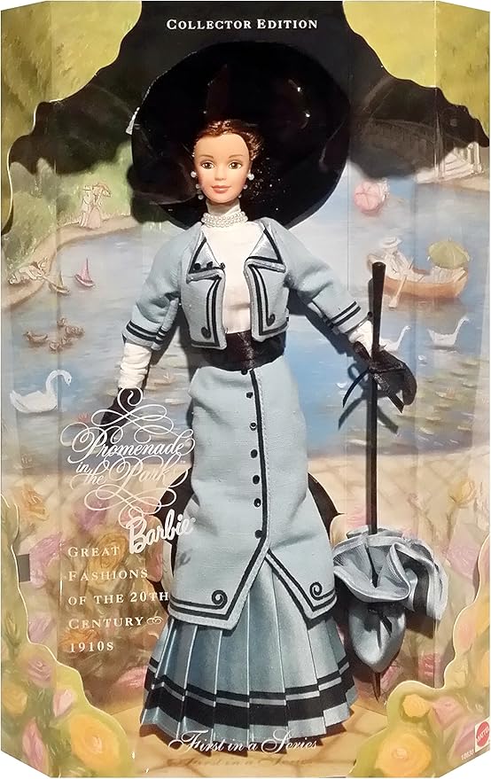 Barbie Promenade in The Park Doll Collector Edition - Great Fashions of 20th Century 1910's - 1st in Series (1997)