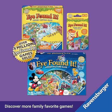 Ravensburger Eye Found It! World of Disney Card Game - Fun and Educational Spot It for Toddlers, Preschoolers, Boy and Girls Ages 3-8 - Family-Friendly for Endless Fun