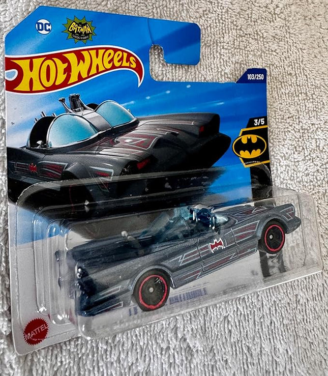 Hot Wheels TV Series Batmobile, Batman 3/5, 103/250, 1:64 Scale Diecast