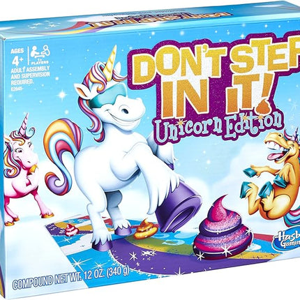 Hasbro Gaming Don’t Step in It Game, Unicorn Edition (Amazon Exclusive), 4 Years & up