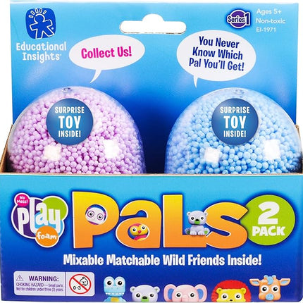 Educational Insights Playfoam Pals Wild Friends, Party Pack of 12, Fidget, Sensory Toy, Ages 3+