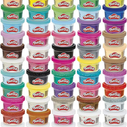 Play-Doh Ultimate Color Collection 65-Pack of Modeling Compound, Non-Toxic, 1-Ounce Fun Size Cans, Includes Sapphire, Sparkle, Confetti, Metallic Colors, and Color Burst (Amazon Exclusive)
