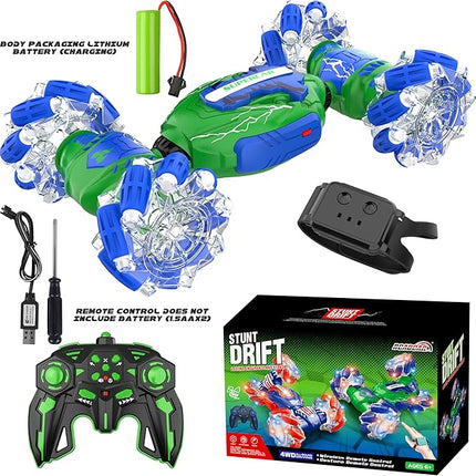 Remote Control Car, Gesture Sensing RC Stunt Car, 4 WD Transform Off Road for Rotating, 2.4Ghz Hand Controlled Remote Control Twister Cars, RC Cars for Kids Boys Girls Toy Gift Age 8 9 10 11 12 yr