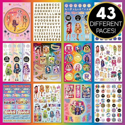 Rainbow High 1500+ Fashion First Stickers by Horizon Group USA