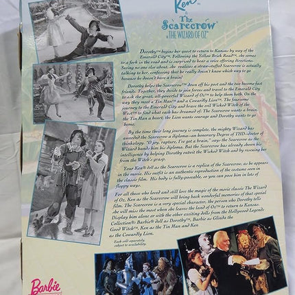 Barbie Collectibles ~ The Wizard of Oz ~ Ken Doll as The Scarecrow ~ Hollywood Legends Collection Collector Edition