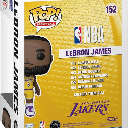 Funko Pop NBA: Los Angeles Lakers - Lebron Lebron James - Collectable Vinyl Figure - Gift Idea - Official Merchandise - Toys for Kids & Adults - Sports Fans - Model Figure for Collectors and Display