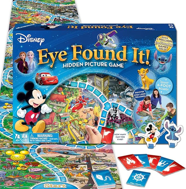 Ravensburger Disney Eye Found It - Hidden Picture Search Board Game - Learning Fun with Disney Favorites - Ages 4+ MESH Accredited