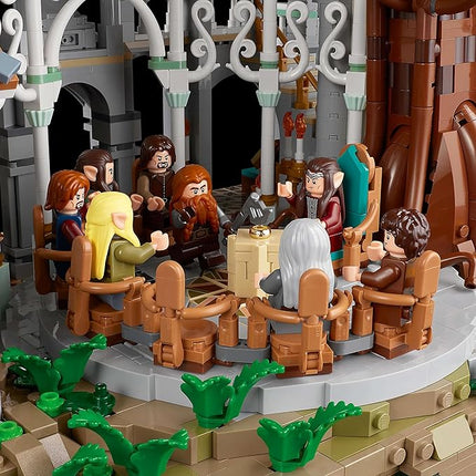 LEGO Icons The Lord of The Rings: Rivendell Building Model Kit for Adults, Construct and Display a Middle-Earth Valley with 15 Minifigures, A Great Gift for LOTR Fans and Movie-Lovers, 10316