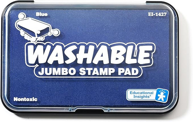 Educational Insights Jumbo Washable Stamp Pad- Blue