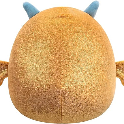 Squishmallows Original Adopt Me! 8-Inch Golden Dragon Plush - Little Ultrasoft Official Jazwares Plush