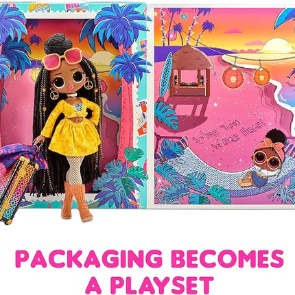 L.O.L. Surprise! World Travel Sunset Fashion Doll with 15 Surprises Including Outfit, Travel Accessories and Reusable Playset – Great Gift for Girls Ages 4+