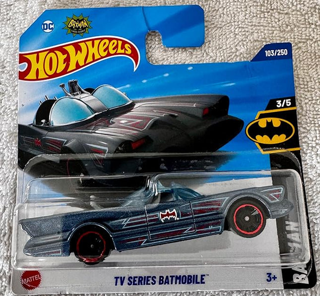 Hot Wheels TV Series Batmobile, Batman 3/5, 103/250, 1:64 Scale Diecast