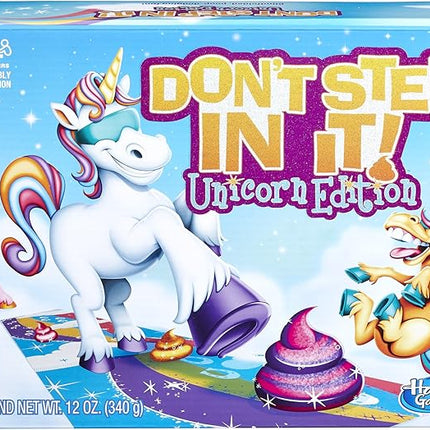 Hasbro Gaming Don’t Step in It Game, Unicorn Edition (Amazon Exclusive), 4 Years & up