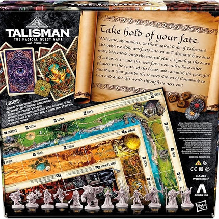 Avalon Hill Talisman: The Magical Quest Board Game, 5th Edition | Fantasy Tabletop Adventure Games | Ages 12 and Up | 2 to 6 Players | Roleplaying Strategy Games