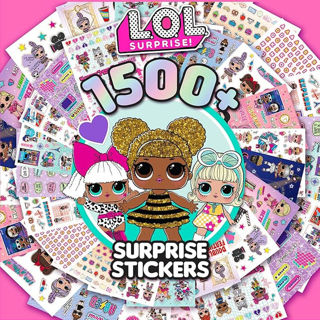 L.O.L. Surprise! 1500+ Surprise Stickers by Horizon Group USA