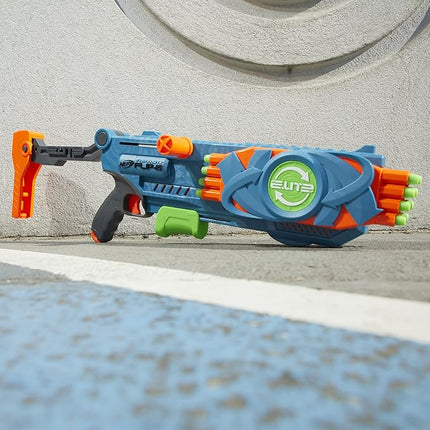 Nerf Elite 2.0 Flipshots Flip-16 Blaster with 16 Dart Barrels That Flip to Double Your Firepower, 16-Dart Capacity, 16 Elite Darts