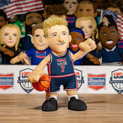 Bleacher Creatures USA Basketball Larry Bird 10" Plush Figure- A Dream Teamer for Play or Display