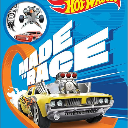 Hot Wheels 48 Page Coloring and Activity Book with Temporary Tattoos, 59068 Bendon