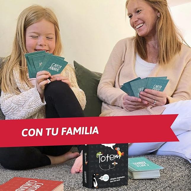Totem Español El Juego de Sentirse Bien – Juego de Cartas de Terapia y Team Building para Niños, Adultos y Familias, Ideal para Consejería, Mindfulness y Autoestima (Original Edition-Spanish Box)