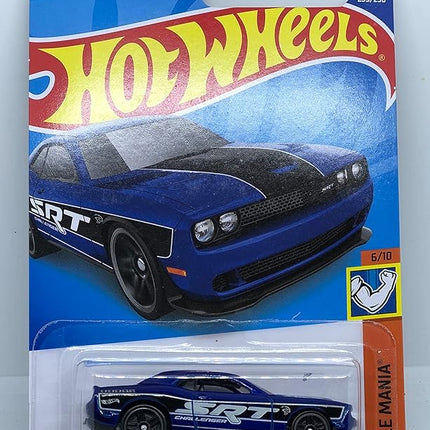 Hot Wheels 2022 - '15 Dodge Challenger SRT - Blue - Muscle Mania 6/10-235/250