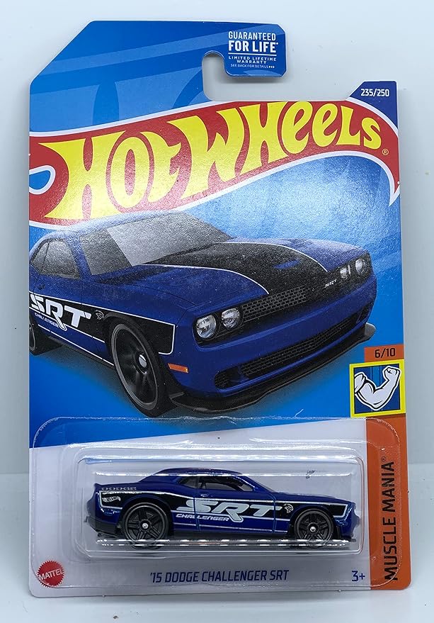 Hot Wheels 2022 - '15 Dodge Challenger SRT - Blue - Muscle Mania 6/10-235/250