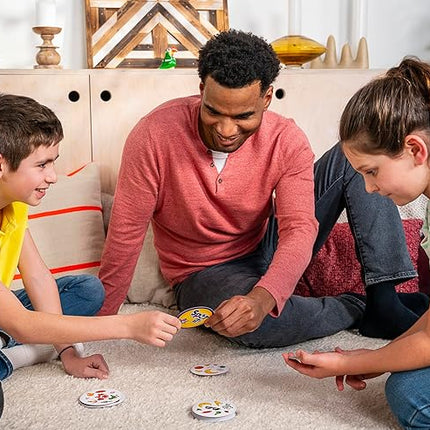 Asmodee Spot It! Classic Card Game (2024 Refresh) - Eco-Blister Edition, 5-in-1 Visual Perception Game for Quick Reflexes and Family Fun, Ages 6+, 2-8 Players, 10 Minute Playtime