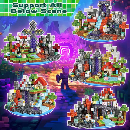 Magnetic Blocks - 500 PCS Magnetic Building Blocks Cubes, Magnet Toys for Kids Age 3+, Toy Building Set for Kids, Magnets Stacking Construction Birthday Gifts for Boys Girls Age 4-8, 8-12