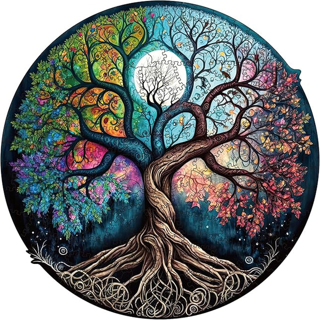 Wooden Puzzle for Adults, 200 Pcs Wood Puzzles Adult, Irregular Animal Shaped Unique Puzzles for Adults, Creative Gift