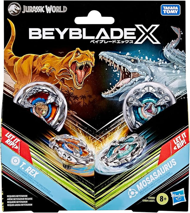 Beyblade X Jurassic World T. Rex vs Mosasaurus Collaboration, Multipack