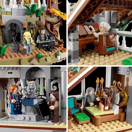 LEGO Icons The Lord of The Rings: Rivendell Building Model Kit for Adults, Construct and Display a Middle-Earth Valley with 15 Minifigures, A Great Gift for LOTR Fans and Movie-Lovers, 10316