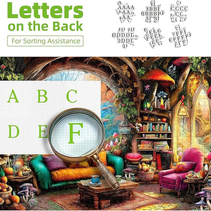 Blueforest 1000 Piece Jigsaw Puzzle for Adults - Whimsical Forest Living Room Magical Puzzle, Challenging Adult Puzzles with Vivid Art, Finished Size 27.5"x19.7"