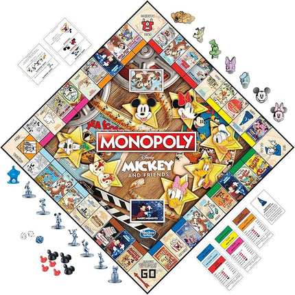 Hasbro Gaming Monopoly: Disney Mickey and Friends Edition Board Game, Ages 8+