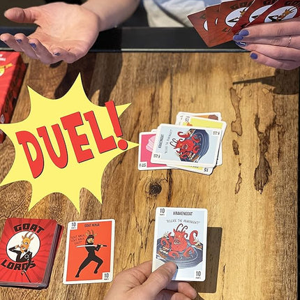 Goat Lords - Most Addicting Card Games for Families, Teens, Kids (Boy and Girl) Ages 7 and Up - Family Board Games, Fun Game, Card Game for Adults or Family Game Night! A Great Gift Idea!