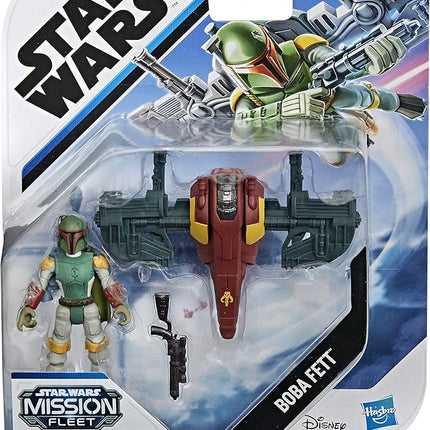 STAR WARS Mission Fleet Gear Class Boba Fett Capture in The Clouds 2.5-Inch-Scale Figure and Vehicle, Toys for Kids Ages 4 and Up