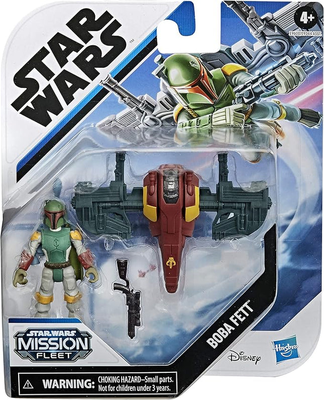 STAR WARS Mission Fleet Gear Class Boba Fett Capture in The Clouds 2.5-Inch-Scale Figure and Vehicle, Toys for Kids Ages 4 and Up