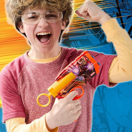 Nerf Marvel Iron Man Dart Blaster | 4 Nerf N1 Foam Darts | Iron Man-Inspired Blaster Skin Designs | Kids Gifts |Outdoor Toys & Games for Ages 8+ (Amazon Exclusive)