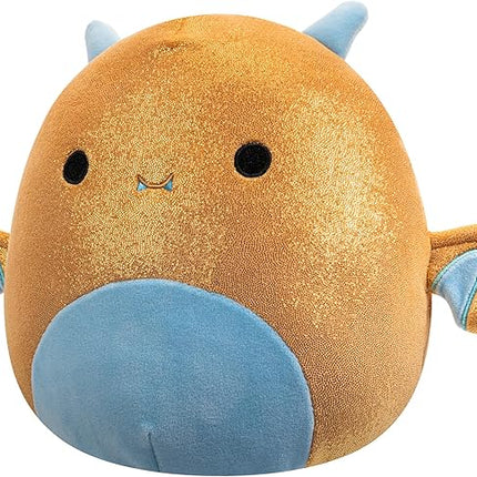 Squishmallows Original Adopt Me! 8-Inch Golden Dragon Plush - Little Ultrasoft Official Jazwares Plush