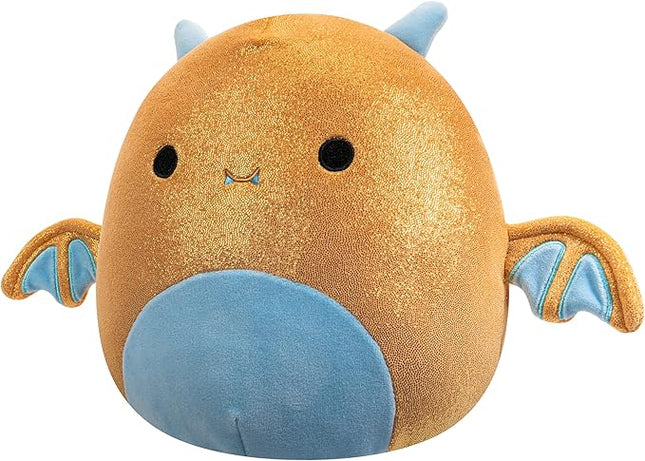 Squishmallows Original Adopt Me! 8-Inch Golden Dragon Plush - Little Ultrasoft Official Jazwares Plush