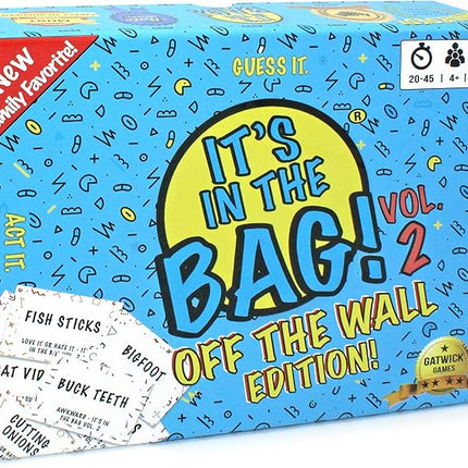 It’s in The Bag! – Party Game Will Have You Laughing Hysterically – Like Charades on Steroids for Family and Adults – Easy to Learn Team Game for Groups (Party Edition)