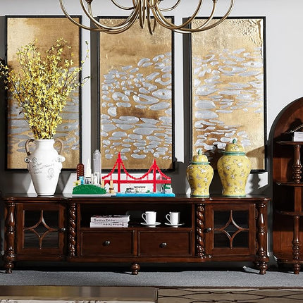 San Francisco Skylines Building Set Model Kit - Engaging Architecture Gift for Kids & Adults, Micro Mini Blocks, 1610pcs+ | Aesthetically Pleasing, Fun & Compact