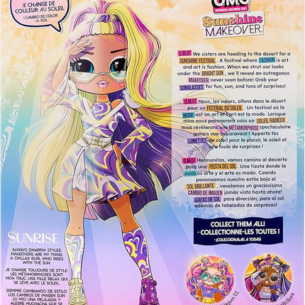 L.O.L. Surprise! LOL Surprise OMG Sunshine Color Change Sunrise Fashion Doll with Color Changing Hair and Fashions and Multiple Surprises – Great Gift for Kids Ages 4+