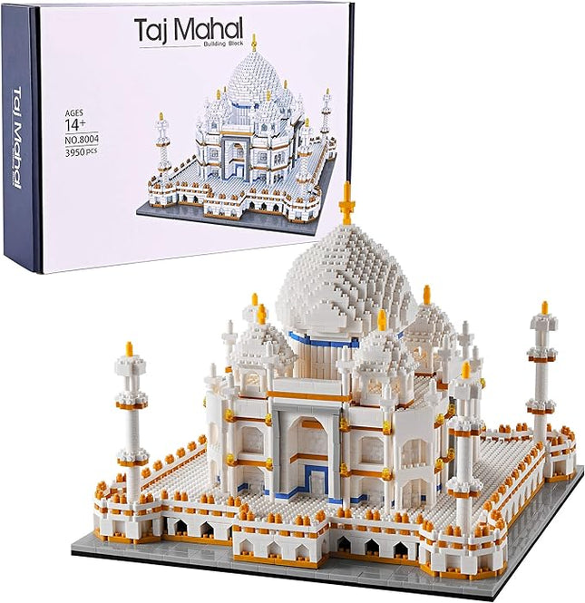 World Famous Architecture Taj Mahal Micro Building Block Set for Adults and Kid Age of 14+ - 3950PCS